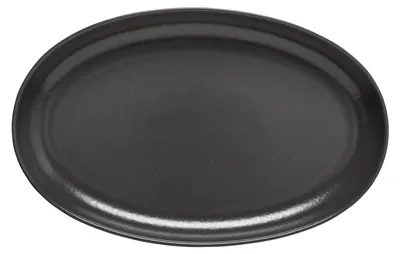Imagen del producto de Plato ovalado para servir Casafina, 32 cm, colección Pacifica, color antracita