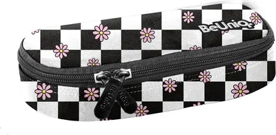 Image de PASO Trousse à crayons fille à carreaux un compartiment