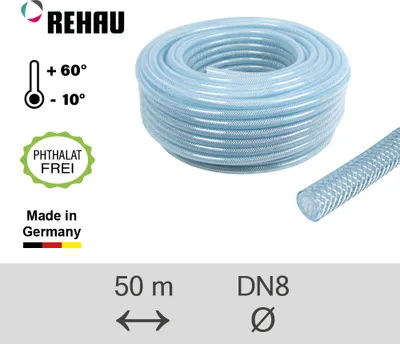 Produktbild von REHAU Industrieschlauch Raufilam-E 8,0/3,0 - 50m