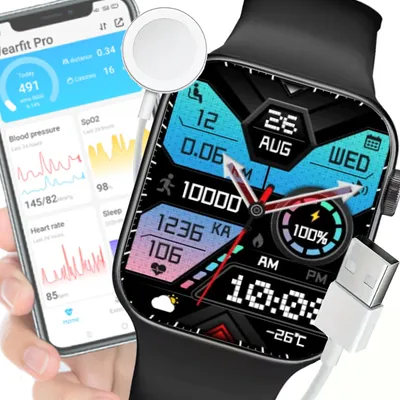 Zdjęcie produktu dla Zegarek Smart Watch Smartwatch 9 Sport Rozmowy Powiadomienia Menu Pl Ip67