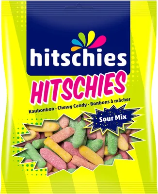 Produktbild von Hitschies Dragiertes Kaubonbon mit Fruchtgeschmack super sauer 140g
