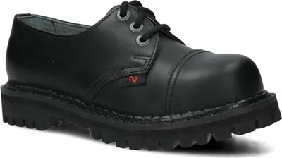 Produktbild von nagaba Stahlkappenschuhe, aus Leder, Leder-Einlegesohle, Schwarz, 39