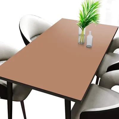 Productafbeelding van Beschermfolie voor tafelkleed, waterdicht, khaki en grijs, 80 x 160 cm