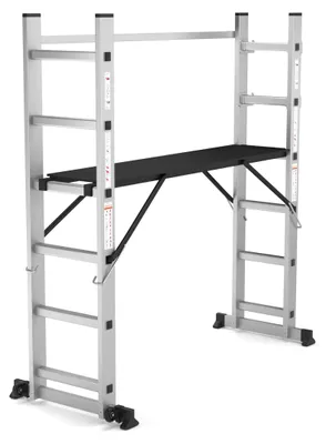 Productafbeelding van Multifunctionele Steigerladder - 4-in-1 - Max. 150 kg