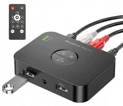 Zdjęcie produktu dla Adapter bluetooth 6.0 do systemu stereo odbiornik aux rca pilot