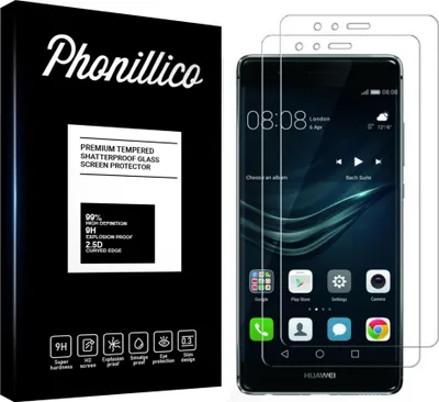 Immagine prodotto di Vetro temperato per Huawei P9 PLUS [2 pezzi] Pellicola protettiva antigraffio resistente Phonillico®