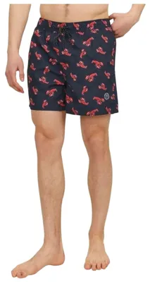 Produktbild von Jack & Jones Badeshorts Fiji AOP Swimshorts mit Tunnelzug