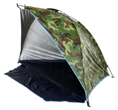 Produktbild von Strandmuschel für den Außenbereich, winddicht, UV-Schutz, tragbar, einfach aufzubauen, für Camping, Angeln, Reisen, Picknick, See, Garten, Wandern, Rucksackreisen, Hinterhof