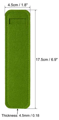 Produktbild von Filzstift Etui 4Pack Stifteetui Kugelschreiber-Etui Filz Bleistift Tasche Mini Schutzhš¹lle Etui Halter Grš¹n