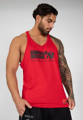 Produktbild von Gorilla Wear Classic Tank Top rot L