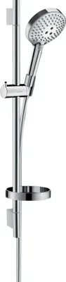 Immagine prodotto di hansgrohe Raindance Select S set de douche 120 3jet PowderRain avec barre de douche 65 cm, chromé, 27654000, 27654000
