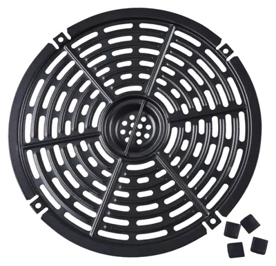 Grillplatte für Heißluftfritteuse, antihaftbeschichtet, 22 cm
