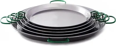 Produktbild von La Valenciana 2701796 Paella-Pfanne de Stahl poliert 55cm, mehrfarbig, 55 cm