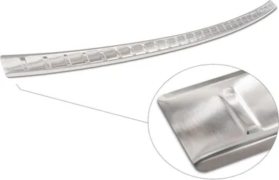 Produktbild von Ladekantenschutz  Stoßstangenschutz  Edelstahl silber passend für Audi A6 C7 Allroad 2012-2014, FL2014-2018