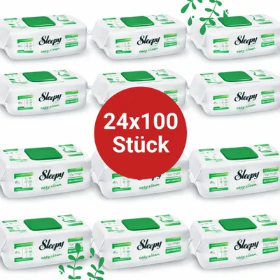 Obrázek produktu pro Čisticí ubrousky Sleepy Easy Clean – 12x100 Pine + 12x100 White Soap | Každodenní úklid