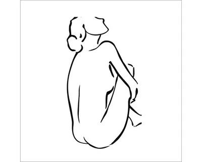 Produktbild von Glasbild Figure Lines V GLA2244 50x50 cm