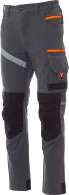 Produktbild von Arbeitshose Stretch 4-Wege "NEXT 4W" - Payper Rauchgrau/Schwarz 52