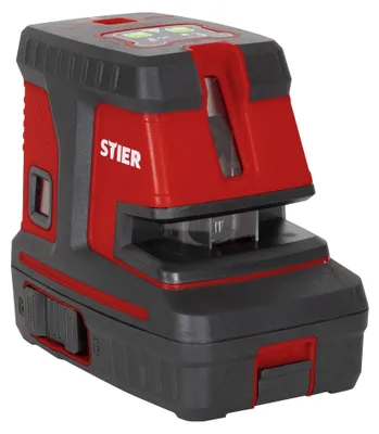 Produktbild von STIER Kreuzlinienlaser 150° x 130° mit 5 Lotpunkten, grün