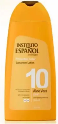 Obrázok produktu pre Instituto Español Krém na opaľovanie Aloe Vera Spf10 300ml