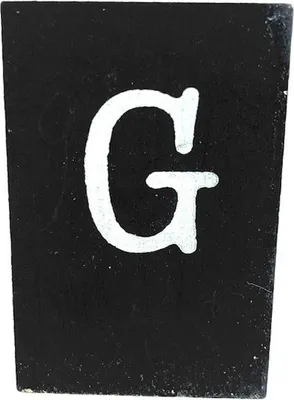 Produktbild von BaumwolleCounts Buchstabe G - Schwarz | Buchstaben