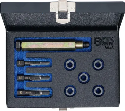 Immagine prodotto di BGS Kit di riparazione per candelette filettate M9 x 1,0 - 8648