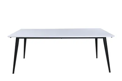 Zdjęcie produktu dla Jimmy stół do jadalni 90x195/285cm zawiera dodatowe blaty HPL biały, czarny.