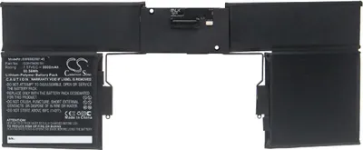 Produktbild von vhbw Akku Ersatz für Microsoft G3HTA001H für Notebook (8000 mAh, 7,57 V, Li-Polymer)