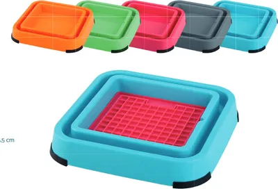 Produktbild von LickiMat Keeper Leckmattenhalter für Außen, Farbe:orange