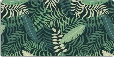 Produktbild von Schreibtischmatte Tischunterlage 120x60 cm Mauspad - Palmenblätter