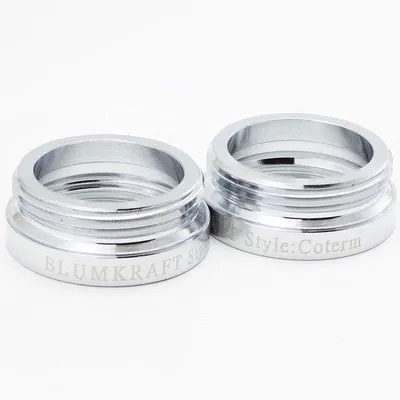 Productafbeelding van Set van 2 Radiator Adapters M28 x 1,5 naar M30 x 1,5 voor Thermostaat Thermostaatkop, Slimme Thermostaat Compatibel met Smart Home Syste