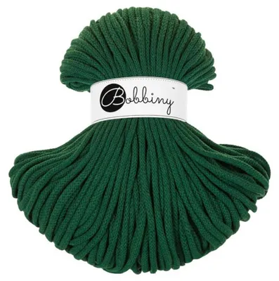 Produktbild von Premium Pine Green Baumwolle Kordels 5mm 100m