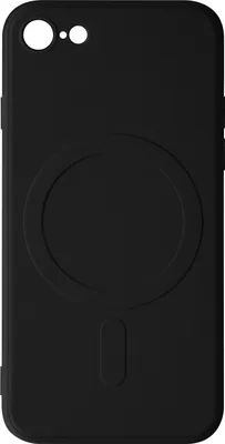 Produktbild von Avizar, MagSafe Soft-Touch Silikonhülle für Apple iPhone 7 / 8 / SE 2020 / SE 2022, Schwarz