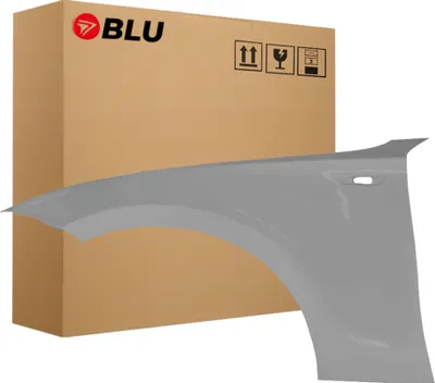Produktbild von BLU Kotflügel Passend für BMW E81 E82 E87 E88 ( 1 I - serie) 354 Links Silber Titansilber Titanium Silber Metallic Silber | 2004-2013 | Vorderseite Vorne | Lackiert | Einbaufertig