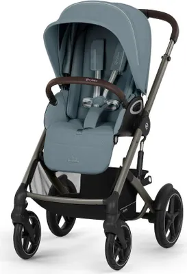 Produktbild von Cybex Talos S Lux Kinderwagen - inkl. Snogga Fußsack, Farbe:Stormy Blue