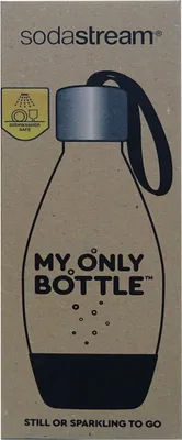 Produktbild von SodaStream My Only Bottle Trinkflasche 0.5L Schwarz BPA-frei ToGo