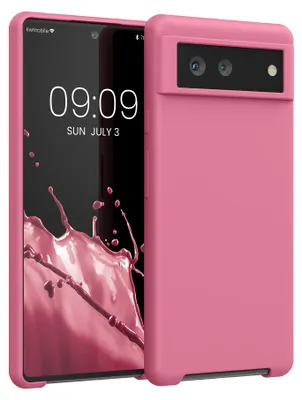Produktbild von kwmobile Handyhülle für Google Pixel 6 Hülle - Case Silikon - Kabelloses Laden - Schutzhülle Cover in Sweet Candy