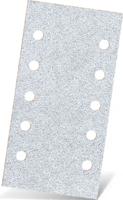 Produktbild von MENZER White Klett-Schleifblätter, 230 x 115 mm, 10-Loch, f. Schwingschleifer, Normalkorund (50 Stk.) K240