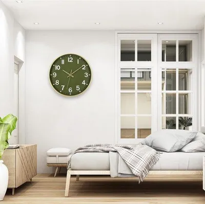 Obrázek produktu pro Dekorativní nástěnné hodiny 30 cm, tiché, do obývacího pokoje nebo ložnice