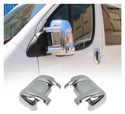 Image de Coques de Rétroviseurs pour Fiat Ducato 2006-2025 en ABS Argent