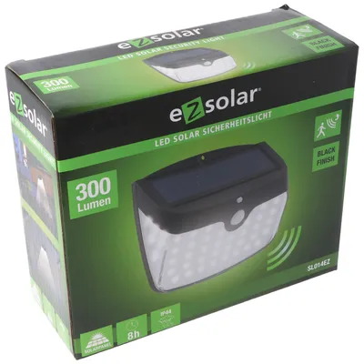 Zdjęcie produktu dla eZsolar ezsolar solarna lampa ścienna z czujnikiem ruchu