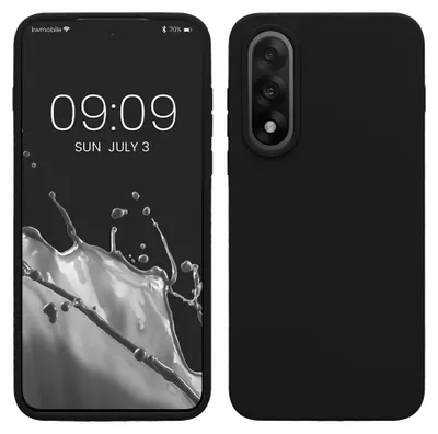 Produktbild von kwmobile Handyhülle für OnePlus Nord 5 Hülle - Case Silikon - Kabelloses Laden - Schutzhülle Cover in Schwarz
