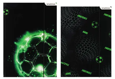 Zdjęcie produktu dla Teczka z gumką A4 Football Starpak 583294