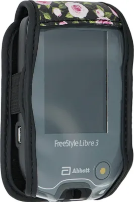 Produktbild von caseroxx Ledertasche mit Gürtelclip kompatibel mit Freestyle Libre 1 / 2 / 3  / 14 Day aus Kunstleder, Tasche mit Gürtelclip und Sichtfenster