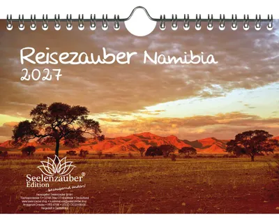 Produktbild von Reisezauber Namibia DIN A5 Kalender für 2027 Landschaft Reise Tiere Urlaub - Seelenzauber