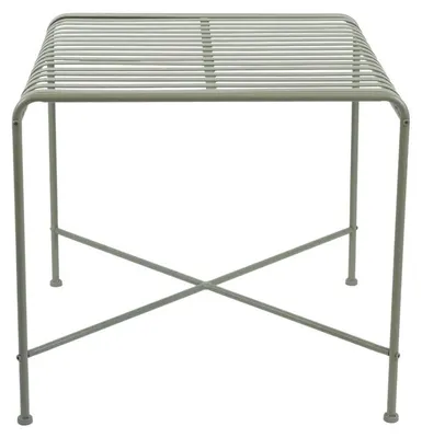 Image de Table Carrée d'Extérieur - Vert - 80,5 x 79,5 x H 72 cm