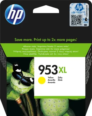 Image de HP F6U18AE Tintenpatrone jaune No. 953 XL
