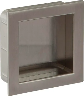 Produktbild von Muschelgriff Ladra Breite 56 mm, Einlassmaß 50 x 50 mm, ZN Edelstahl Effekt