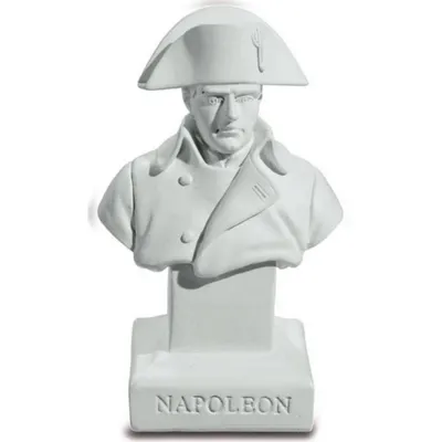 Produktbild von Büste Napoleon weiß im Mantel