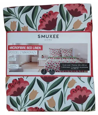 Produktbild von Smukee Mikrofaser Bettwäsche Set 200x220cm 2x Kissen