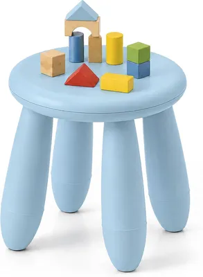 Produktbild von Kindersitzhocker – Sitzhöhe 26 cm – Abnehmbar – Leicht – Blau
